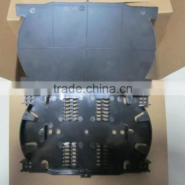 24 Cores ABS Plastic Fiber Optic Splice Tray,12 Port Fiber Optic Splice Tray photo-4