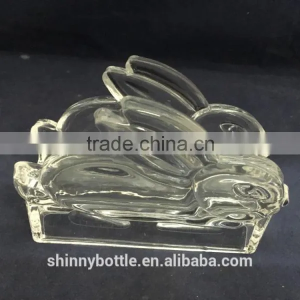 Bathroom Kitchen Glass Material Paper Towel Holder