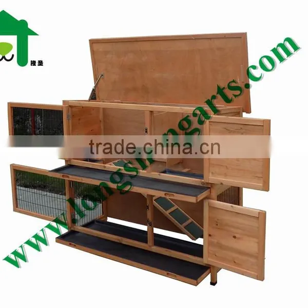 Double Tray Rabbit Wooden House photo-5