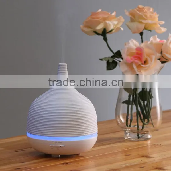 Newest 500ml Translucent Porcelain Aroma Humidifier With Timer, Ceramic Ultrasonic Essential Oil Diffuser,home Aroma Diffuser photo-2