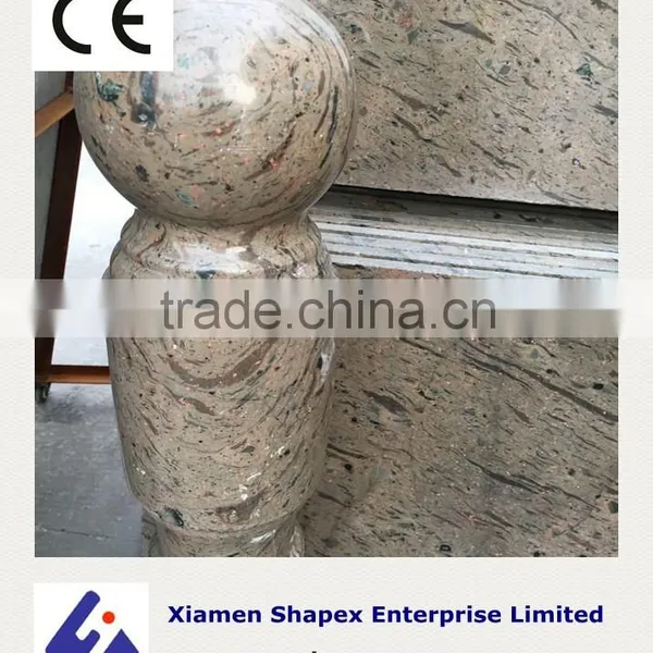 Golden Peacock Marble Balcony Railing Temple Designs for Home photo-4