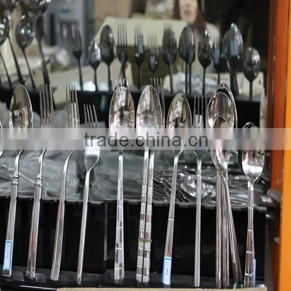 Custom Disposable Silver Plastic Fork Knife and Spoon Individual Wrapped for Airline photo-3