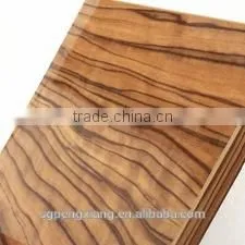 Wood Grain High Glossy MDF Board / Texture UV Coated MDF Sheet