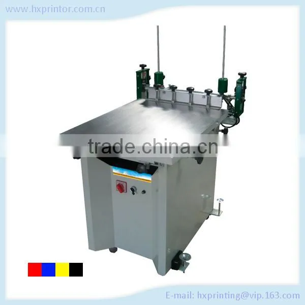 Flat-surface screen printer for PVC