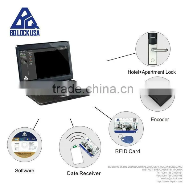 K-3000A1B Classic Low Power Consumption and Low Temperature Working RFID Card Access Lock System With Multi Language photo-3