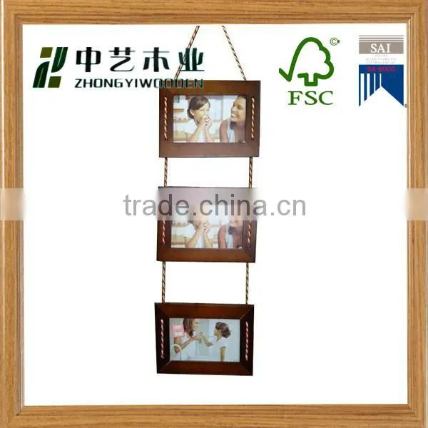 Home Love Decoration Gift Crafts High Quality Customized FSC Wooden Photo Frame photo-3