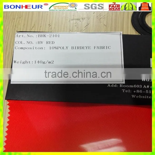 Polyester Bird Eye Knitting Fabric for Polo Shirt Sportswear(BHK-2101) photo-2