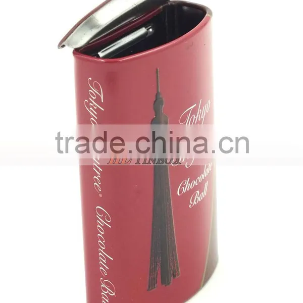 Special Shape Candy Chocolate Tin Can With Hinged photo-5