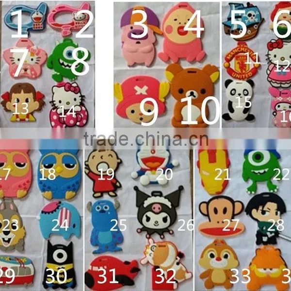 Soft PVC Luggage Tags With Customer Logos photo-2