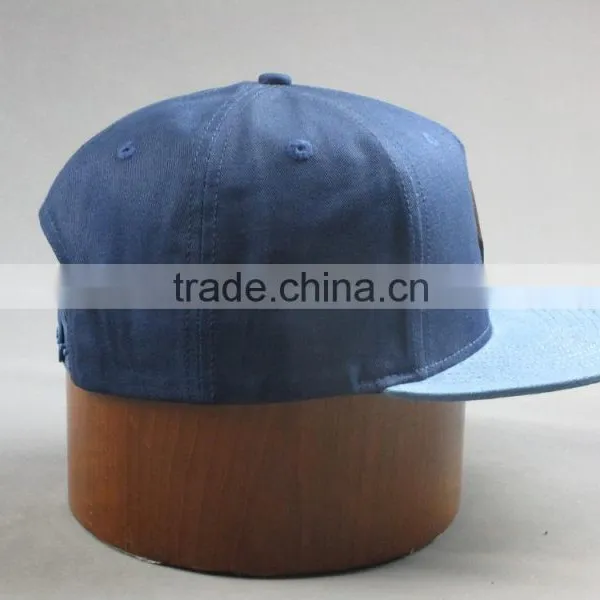 Custom High Quality 6- Panel Snapback Hat With PU Badge photo-6