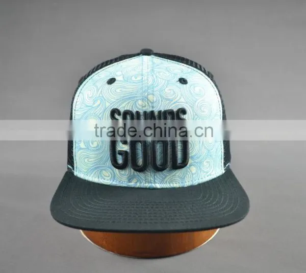 Cheap Custom Embroidery Flat Brim Snapback Cap photo-2