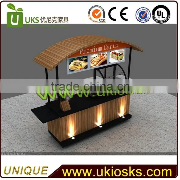 Moibile Ourdoor Food Cart / Coffee Cart Design for Sale
