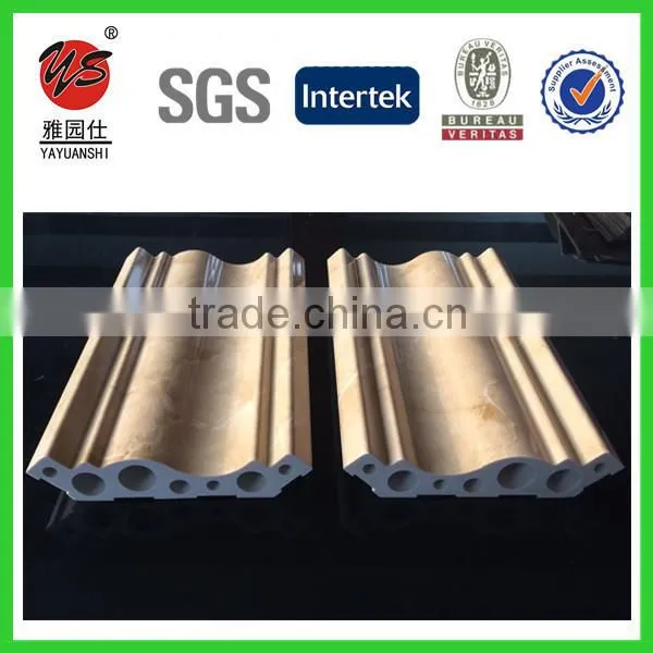 13.6cm Panel Moulding Pvc Imitation Marble Decorative Line photo-4