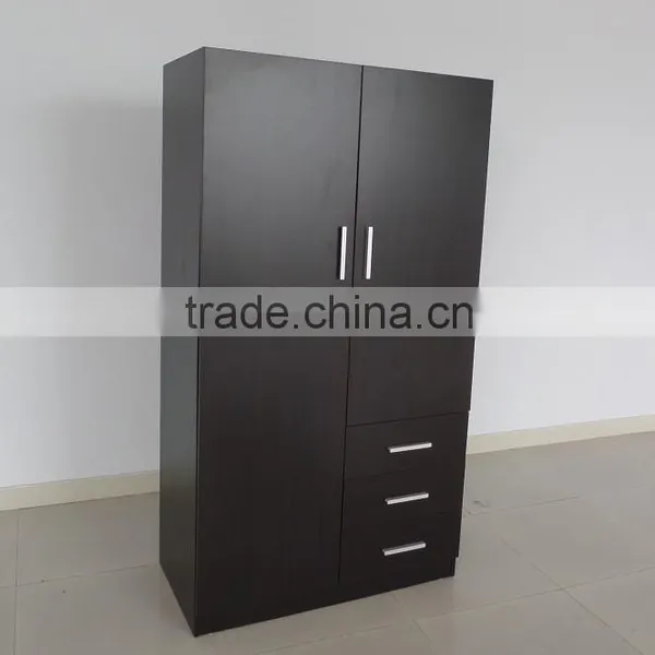 High Gloss Wooden Wardrobe Closet Bedroom Furniture Design photo-4