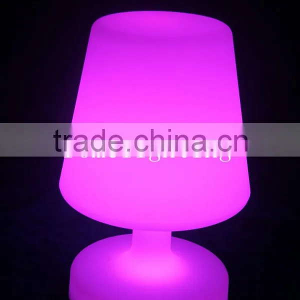 Plastic Led Garden Decoration Light Cordless Rechargeable Led Table Lamp photo-4