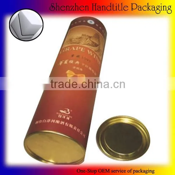 Round Food Paper Tube Box
