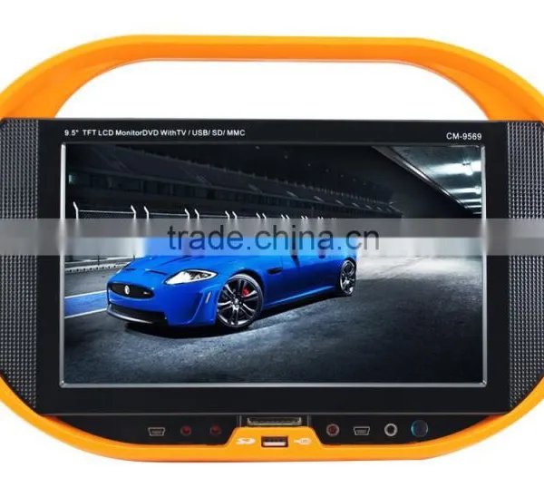 11" Inch Portable DVD Player Compatible With DVD, DVD-RW, VCD,CD-R, CD-RW, MP3, MP4 JPEG(DRVX)