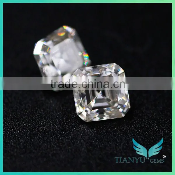 Moissanite Net Stone Images Asscher Cut Moissanite Brilliance Best Moissanite Retailer photo-2