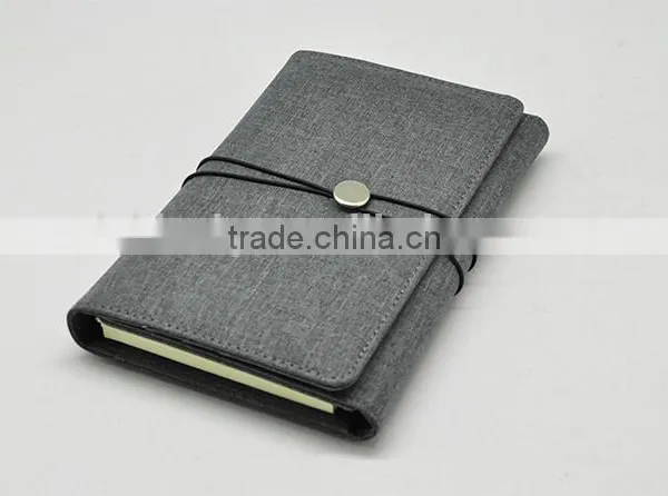 A5 String Closure Luxury Spiral Notebook Custom photo-2