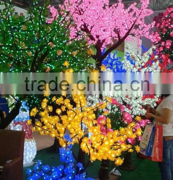 Led Tree for Garden Decorative Coconut Trunk Artificial Tree Light photo-2