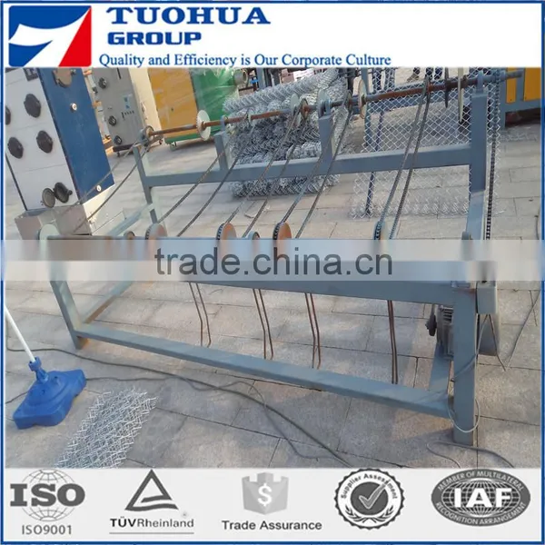 Double Wires Fully Automatic Chain Link Fence Machine Mesh Size 120x120mm photo-2