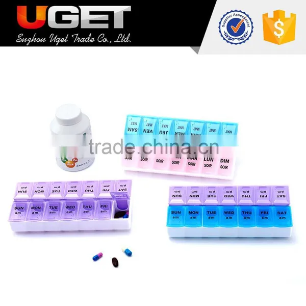 Hot Selling Custom Design Plastic Single Weekly Pill Box photo-2