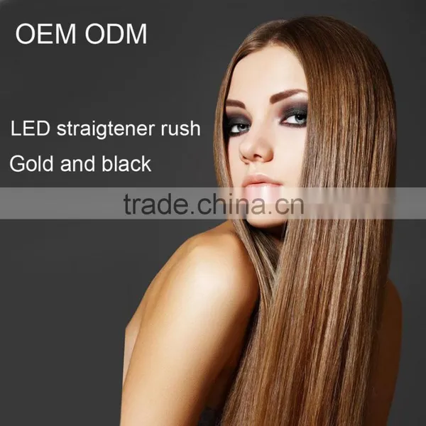 High Quality Water Printing Hairbrush Plastic Round Hairbrush