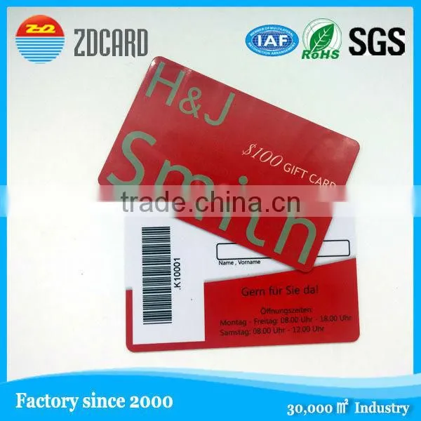 Custom Size Glossy Laminated Spot UV Pvc Card photo-3