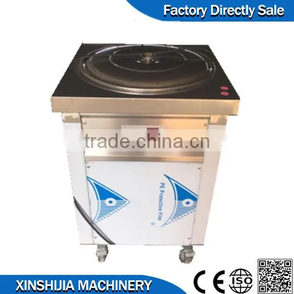 Professional fry ice cream machine roll making