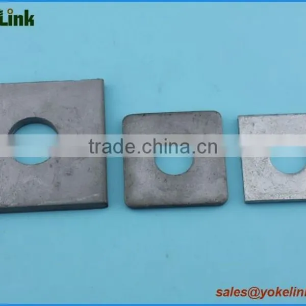 4''X4'' Stamped Square Hole Washer photo-3