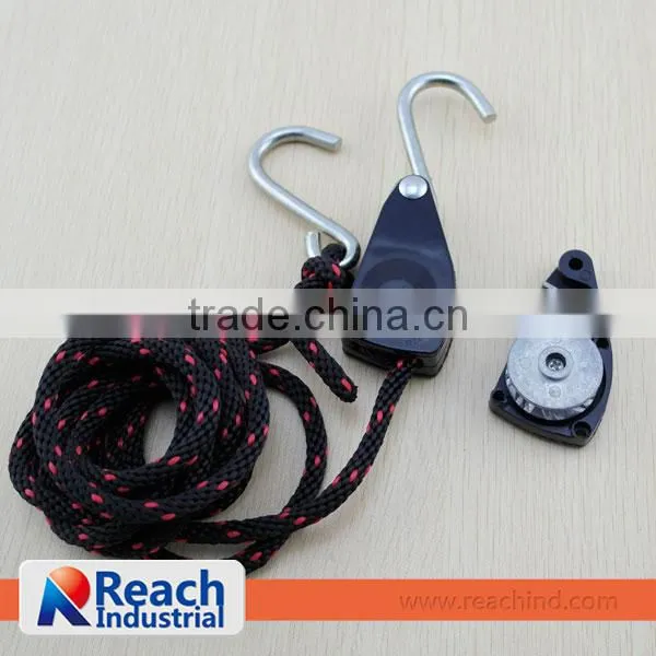 Rope Ratchet Tie Down with Snap hook
