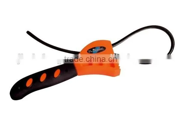 China Factory of Mini Hand Plastic Adjustable Strap Wrench With Rubber Handle
