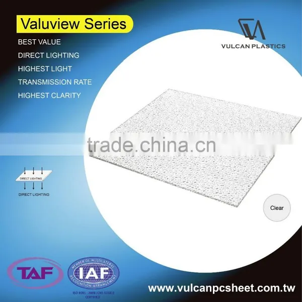 UV Resistant Transparent Solid Corrugated Polycarbonate Sheets (Valuview Clear Series) photo-6