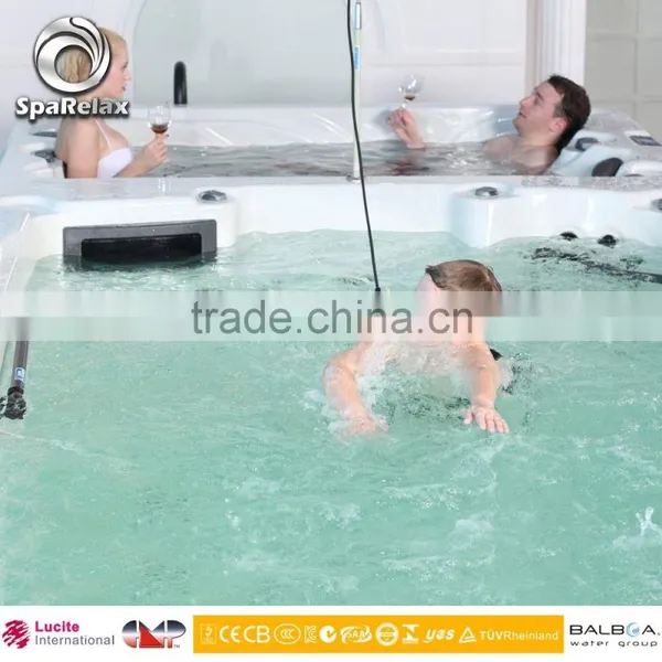 Europe Luxury Acrylic 6 Meter Endless Swimming Pool Spa Outdoor Spa Pool/Swimming Spa photo-3