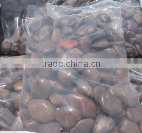 Red Super Natural Pebble Stone For Landscaping Decoration photo-4