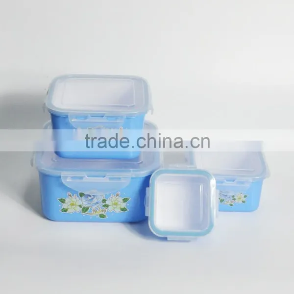 4 Pieces Food Packaging pp Plastic Storage Container photo-4