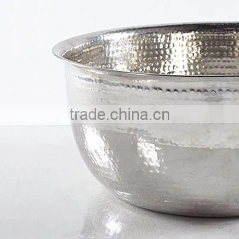 Stainless Steel Hand Hammered Pedicure Spa Bowls With Shiny Polish Finish photo-2