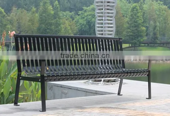 Outdoor Iron Garden Bench photo-5