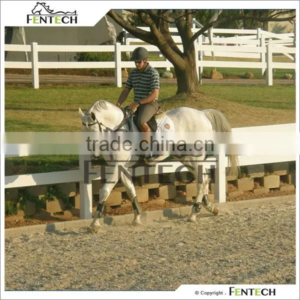UV Resistant Vinyl Plastic PVC Horse Fence photo-3