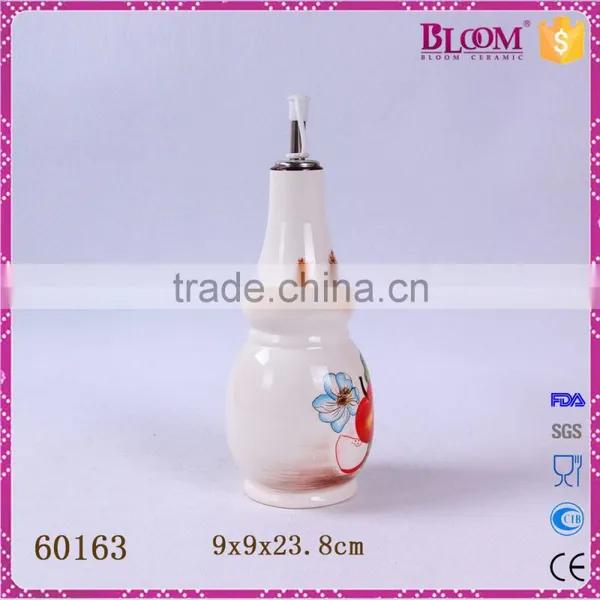 Fashion Modern Decals Desgin Ceramic Sauce Bottle photo-2