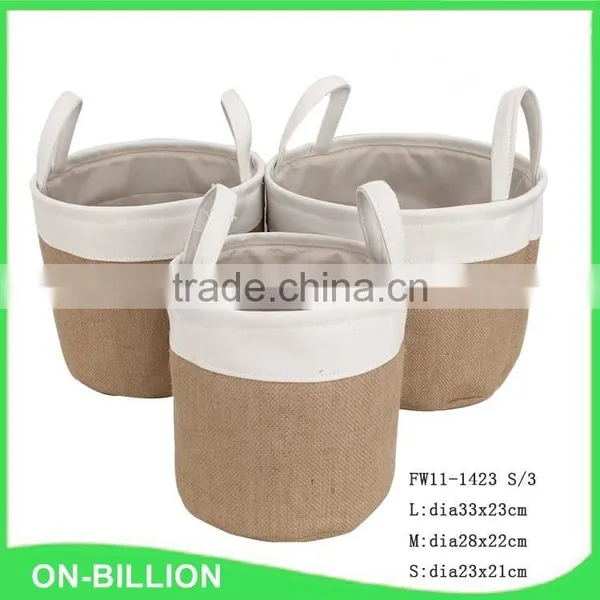 Wholesale Household Set 3 Fabric Storage Basket for Sundries photo-2
