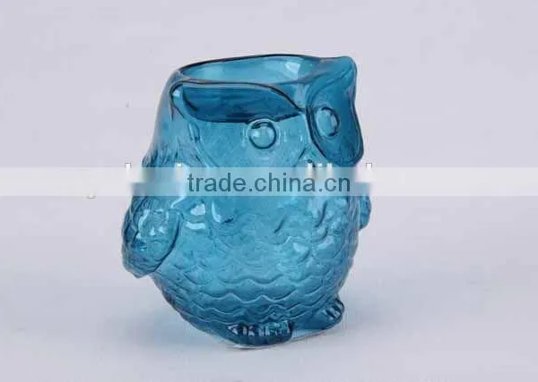 Home Decor/Owl Shaped Glass Candle Holder photo-2