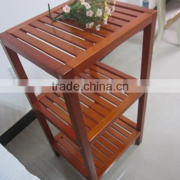 Clothing or Bag Shoes Store Movable Wood Table Top Product Display Shelf Showcase photo-2