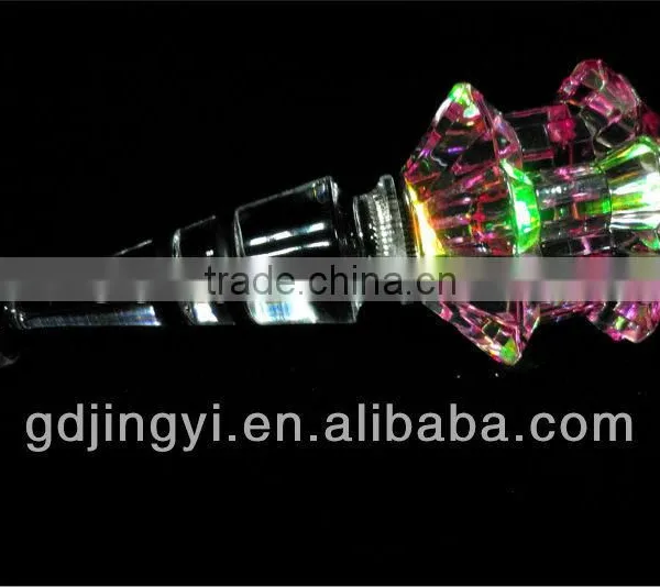 Latest Design Acrylic Led Color Changing Bar Wine Bottle Stopper Accessories photo-4