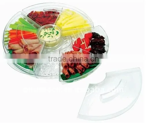 Iced chilled tray,platic iced tray,tray with cover