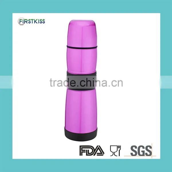 Bowling Shape Double Wall Stainless Steel Vacuum Thermos Flask photo-4
