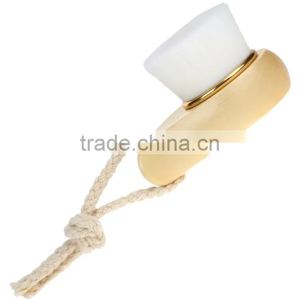 Facial Cleanser Exfoliate Brush Facial Skin Care Tool, Pore Cleaner (Wooden Handle) photo-3
