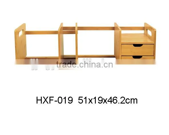 China Eco-friendly Bamboo Bookshelf for Desktop photo-3