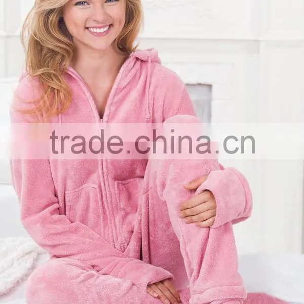 2017 Christmas Onesie Plush Heavyweight Microfleece Sleepshirt & Family Hoodie-footie Pajamas Sublimation Onesie for Women photo-5
