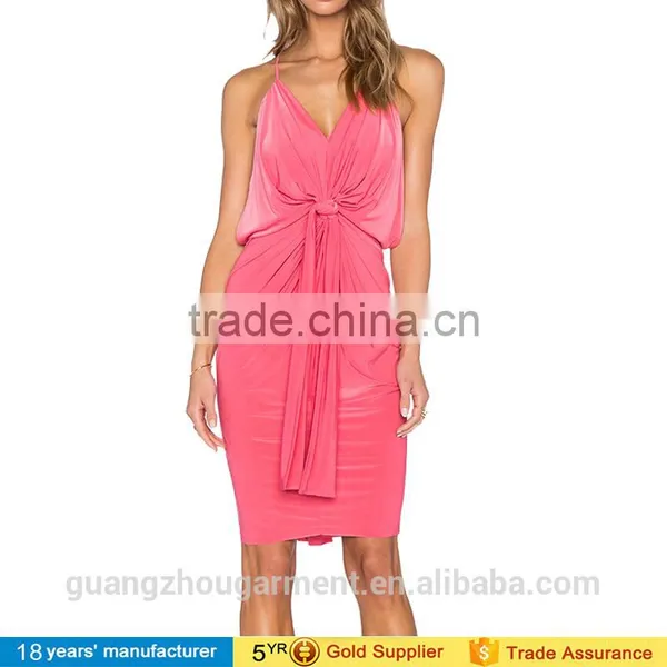 2016 Draped Twist Western Party Fashion Dresses Designs With Pictures All Types of Ladies Dresses